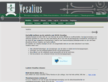 Tablet Screenshot of nvoa-vesalius.nl
